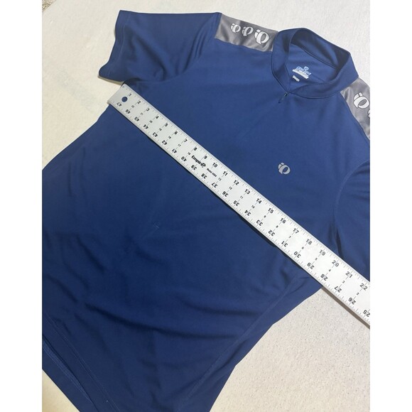 Pearl Izumi Select Series Short Sleeve Cycling Jersey Size XL Blue 3/4 Zip - Picture 4 of 9